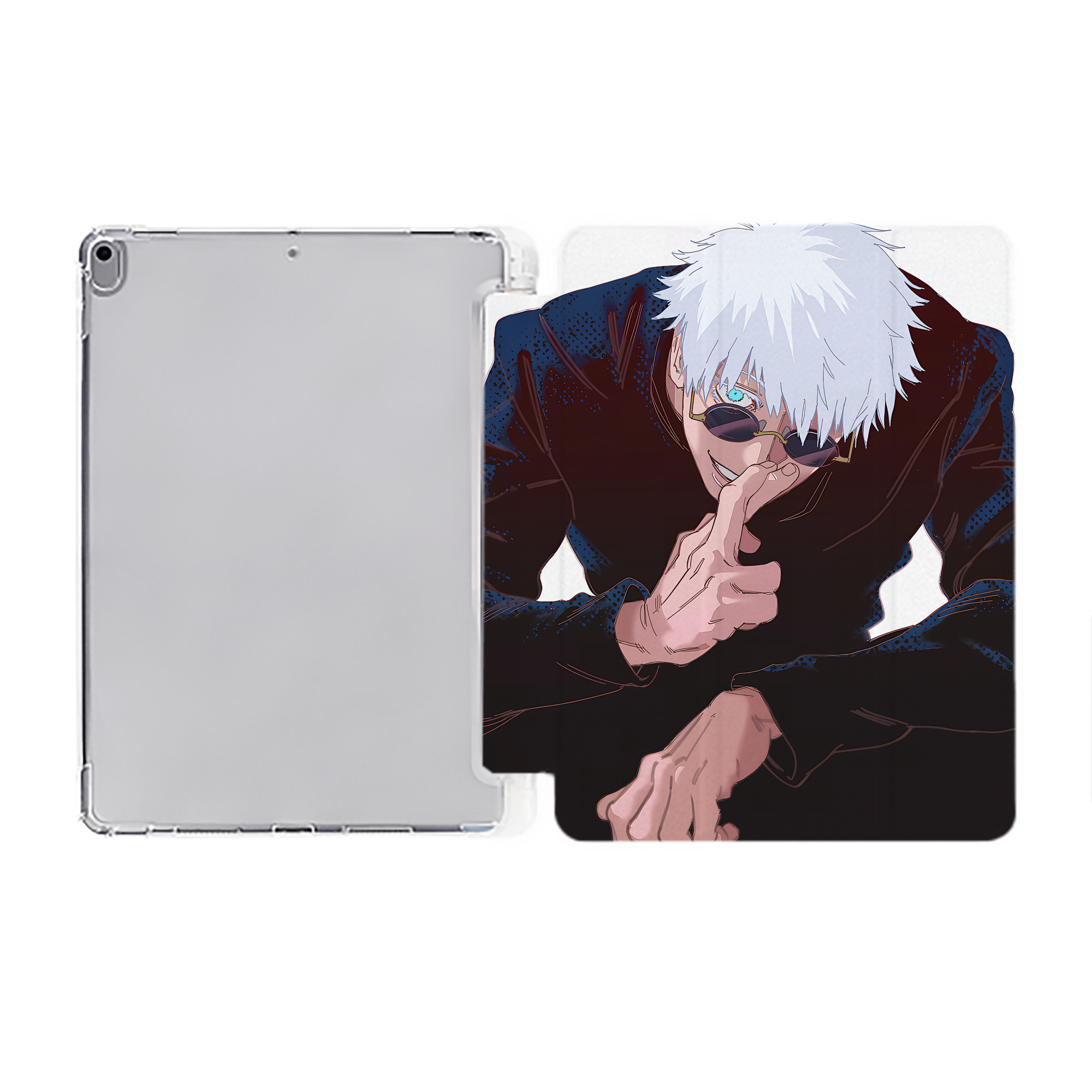 （画像用） SPY×FAMILY间谍家家酒 IPad ケース ペン収納付き 三つ折りスタンド PUレザー×シリコン 対応機種9.5/10.5/10.9インチ